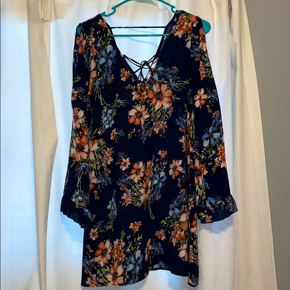 Long Sleeve Floral Dress